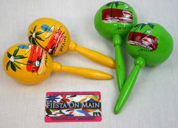 Maraca Gourd Ea Pair Sml 6in