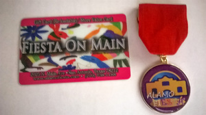 Alamo Fiesta Official Medal Color