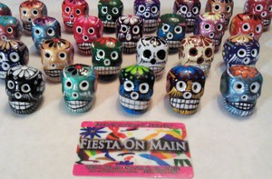 Skull Ceramic Painted Mini