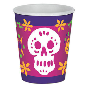 Day Of The Dead Beverage Cups 9oz  8ct