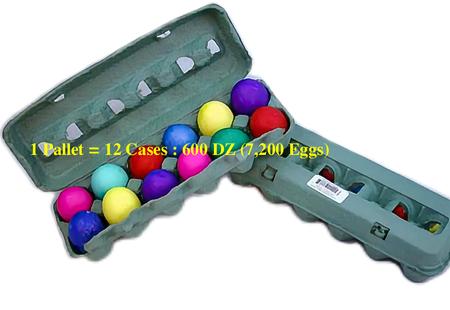 Confetti Eggs Cascarones 600dz Pallet