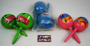 Maraca Gourd Pair 9in Lrg