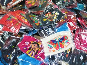 Face Mask Embroidery Assorted Styles