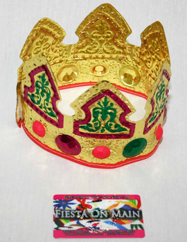 Crown Child Gold Foil 5.5in Dia Ea.