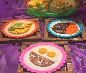 Sugar Plate Large Misc For Altar 3.54in