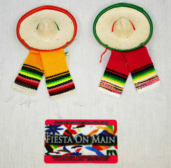 Hat Vinyl Mini W/ Sarape Sml 3in