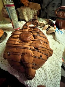 Bimbo Pan De Muertos Chocolate Large 500g (1lb 1.64oz)