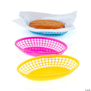 Baskets Plastic Fiesta Neon  For Food