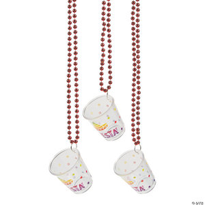 Necklace Shot Glass Fiesta  32 In