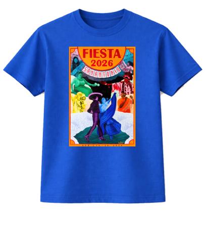 2026 Tshirt (sml-xl) Official Fiesta Poster Adult (sml - Xl)