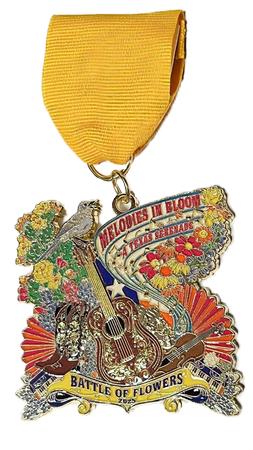 2025 Medal Battle Of Flowers Parade Medals