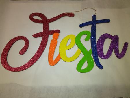 Fiesta Sign Wooden F710
