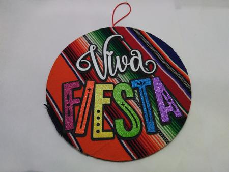 Fiesta Sign Wooden F503