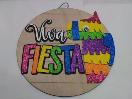 Viva Fiesta Donkey Sign Wooden F602