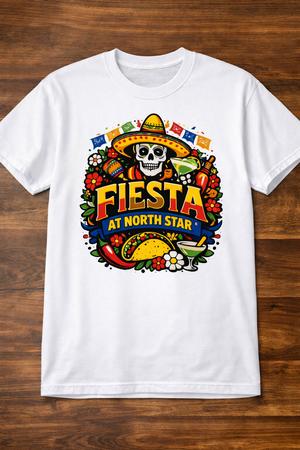 Tshirt Adult Skull Fiesta At North Star (sml-3xl)
