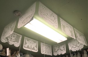 Papel Picado Lrg 18x13in 18ft Wedding