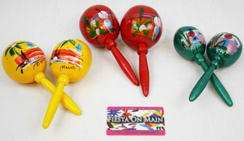 Maraca Gourd Ea Pair Med 8in