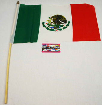 Flag Mexican 12x17in