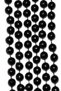 Beads Round 7mm Black 10dz Bag