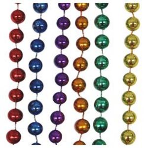 Beads Round 7mm 6 Colors 33in / Dz
