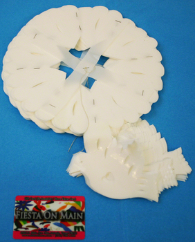 Plastic Accordion Horiz 12ft W/ Dove