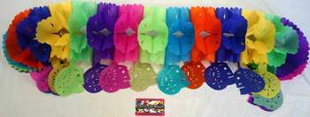 Paper Accordion Horz W/ Skull 18ft