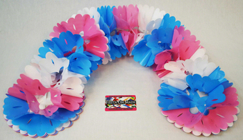 Plastic Accordion Horiz 12ft Baby Shower