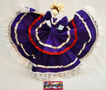 Dancer Crepe Husk Hand Made Lrg 12in