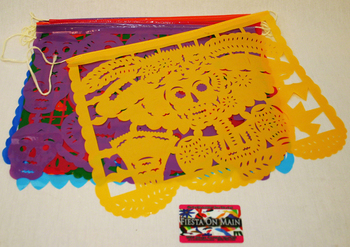 Papel Picado Lrg 18x13in 18ft Dod