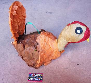 Pinata Sml Tabletop Turkey- Special Order